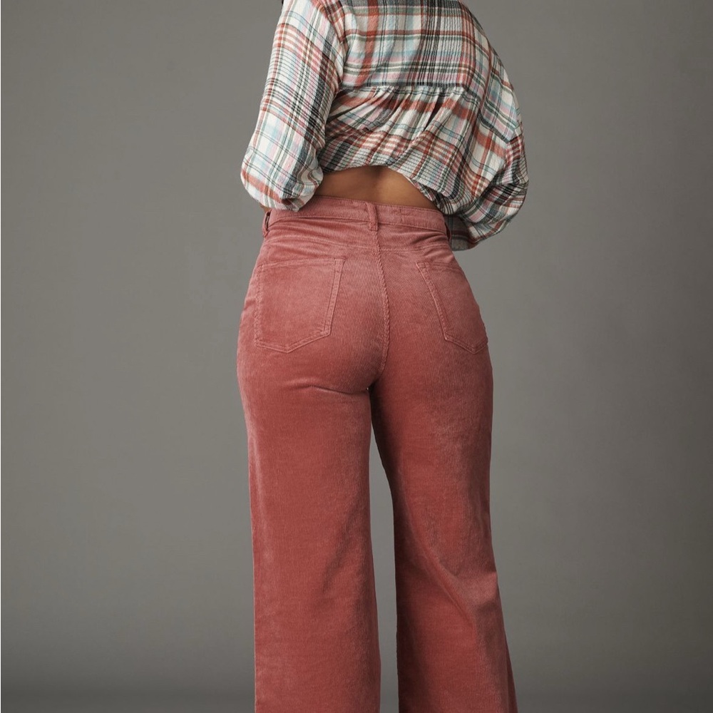 The Robbie corduroy high rise and flare leg by Pilcro.